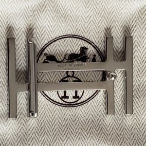 Hermes silver Buckle AUTHENTIC